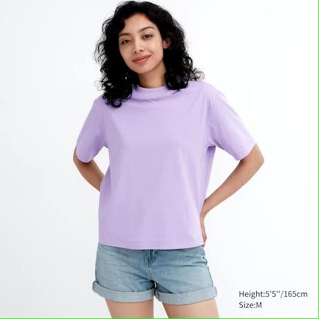 Uniqlo Airism Cotton Short Sleeve T-shirt, Women's Fashion, Tops, Shirts on  Carousell