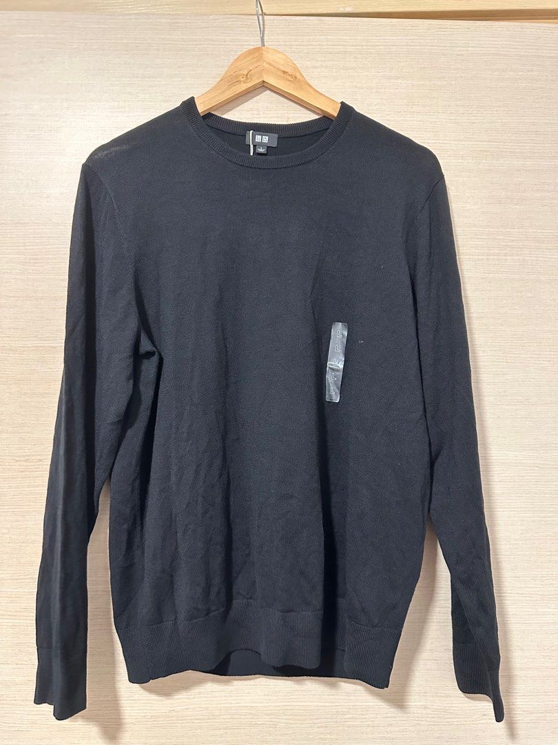 Uniqlo men's merino outlet wool sweater