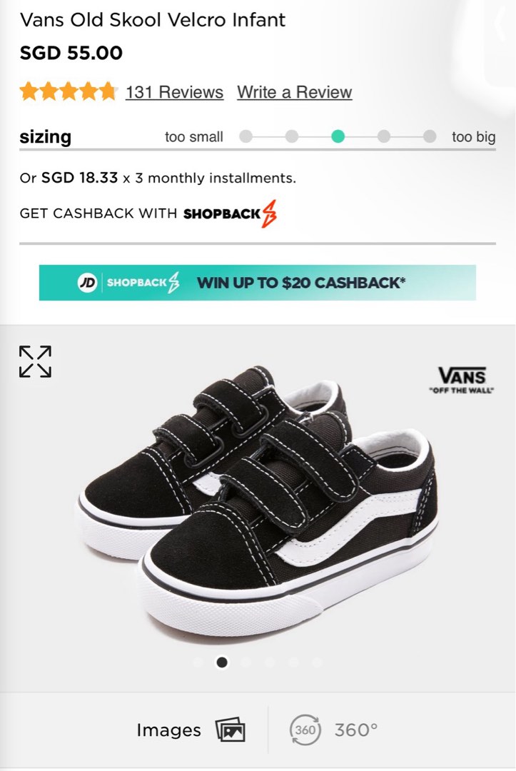 Jd sales infant vans
