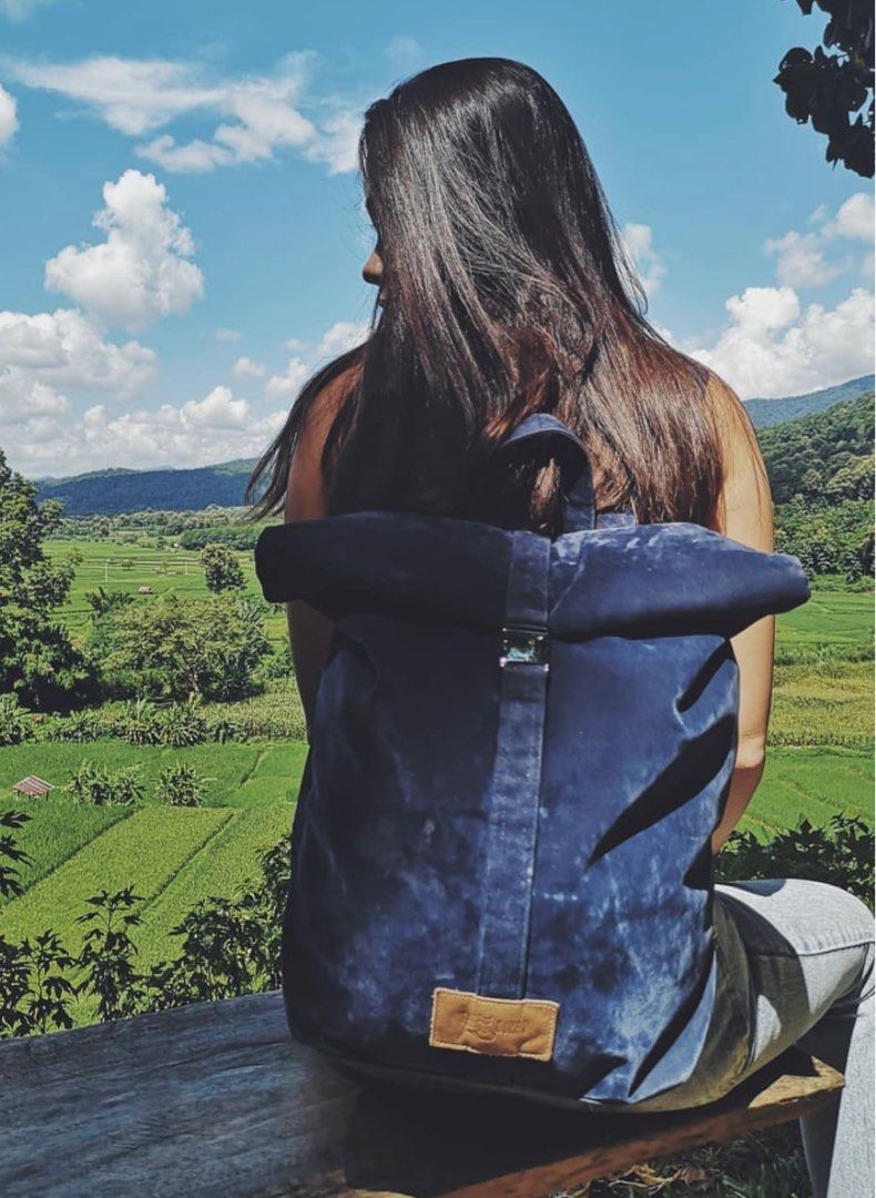 Velvet backpack clearance sale Women s Fashion Bags Wallets