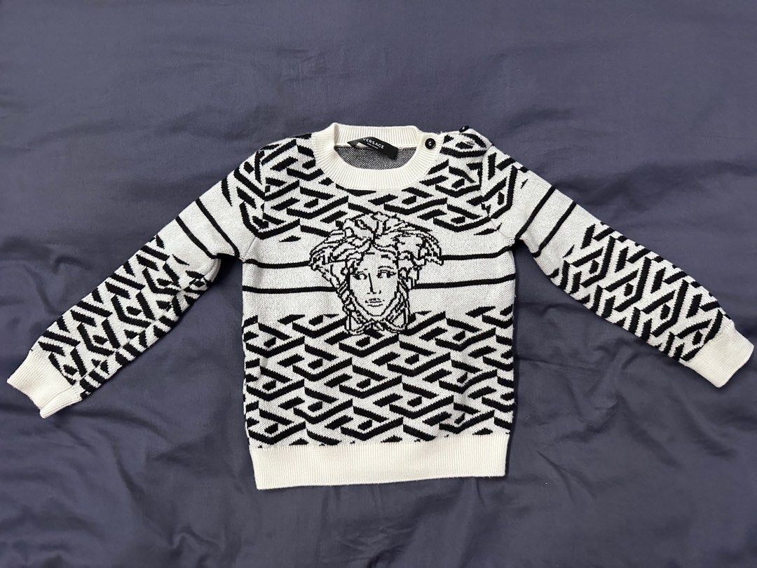 Versace Pullover Sweater Babies Kids Babies Kids Fashion on Carousell