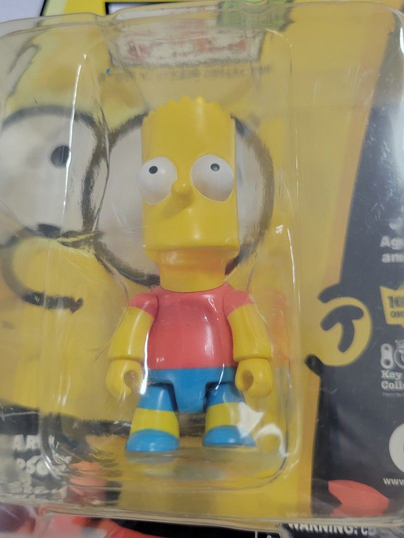 Simpsons Rarest Simpsons Toy Very Rare The Simpsons Mania Series 3inch Qee Keychain Collection BART ...