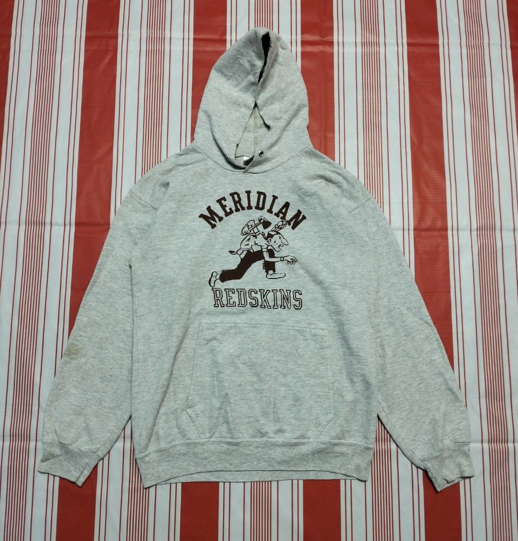 Vintage Meridian Redskins Hoodie Men s Fashion Tops Sets