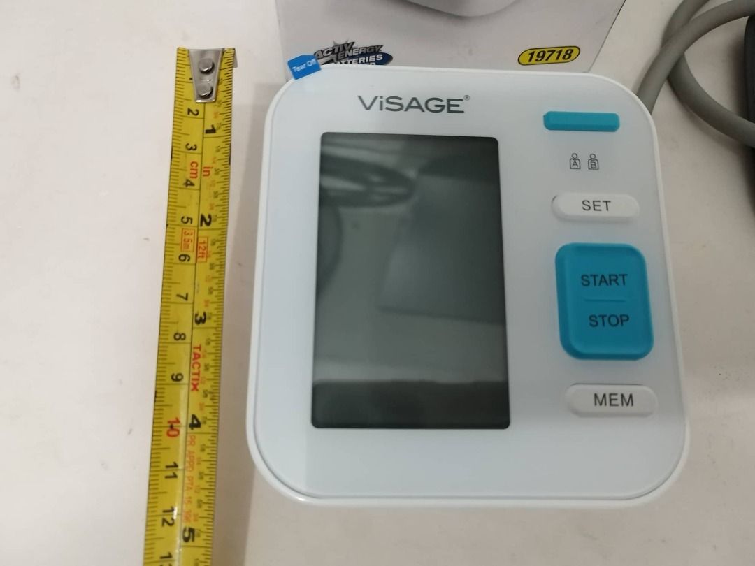 VISAGE Blood Pressure Monitor, Health & Nutrition, Health Monitors