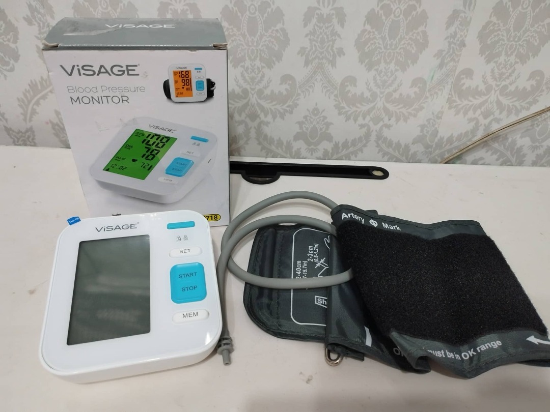 VISAGE Blood Pressure Monitor, Health & Nutrition, Health Monitors