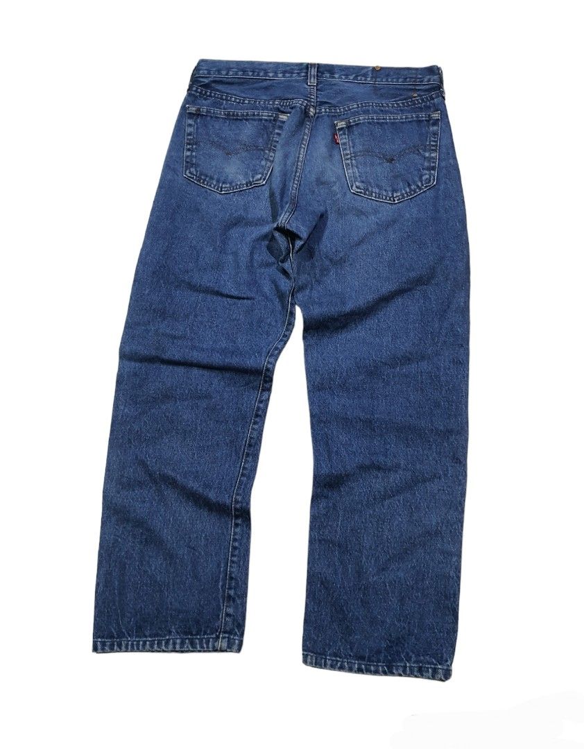 Vtg 80s Levis 501 Denim Jeans Kain Pasir Made in USA Size 32