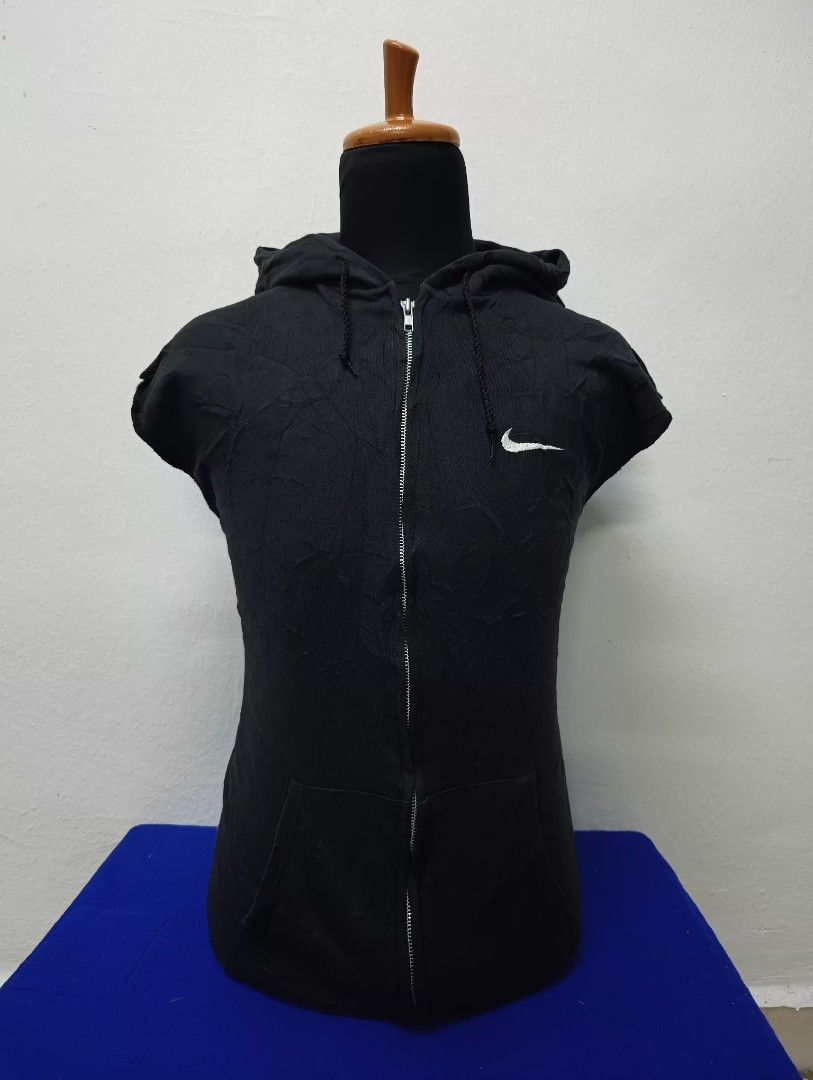 Nike sleeveless hoodie best sale