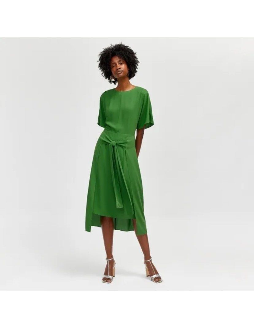 green emerald velvet dress Katelyn Velvet Maxi Wrap Dress