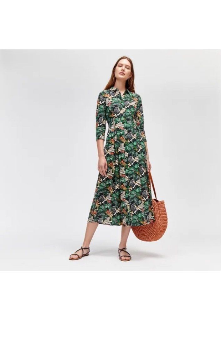 Warehouse Sahara Jungle Animal Print Dress