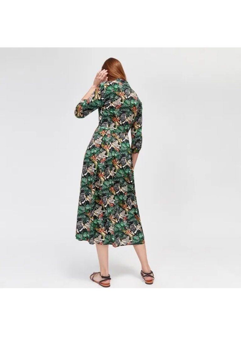 Warehouse jungle print dress best sale