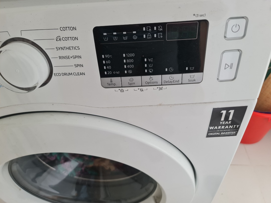 Washer & Dryer set (7 more years of remaining warranty). New sets costs