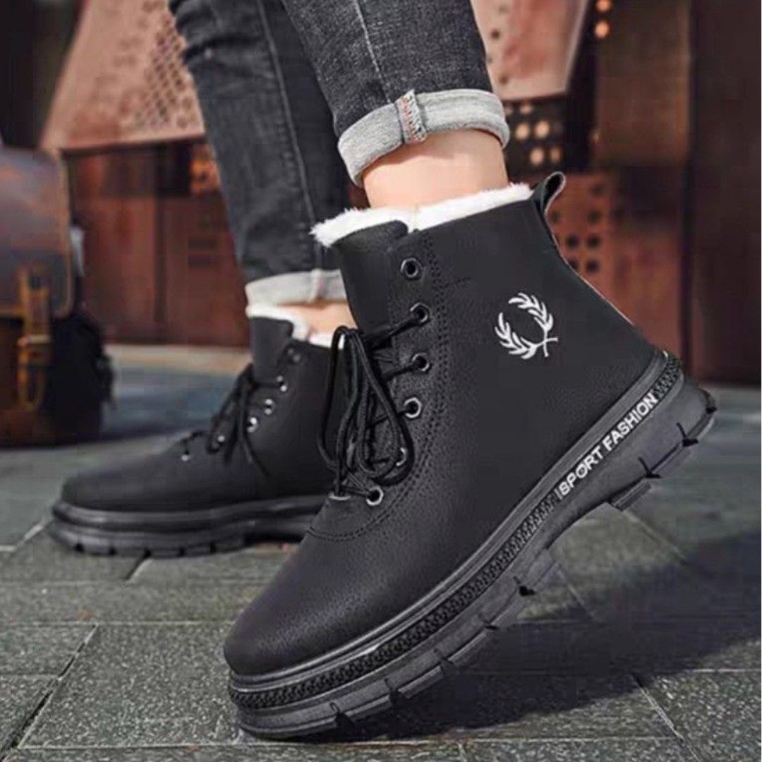 Mens fashion winter best sale boots