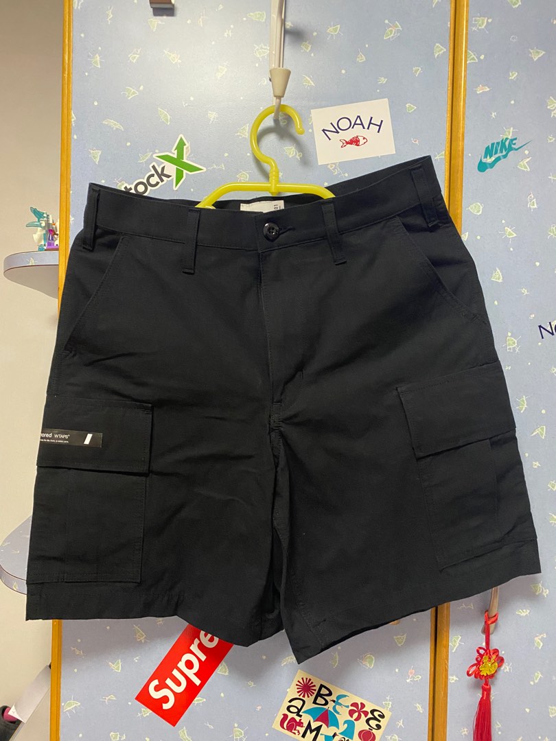 Wtaps MILS9601 Short Ripstop Black (SS23), 男裝, 褲＆半截裙, 短褲 