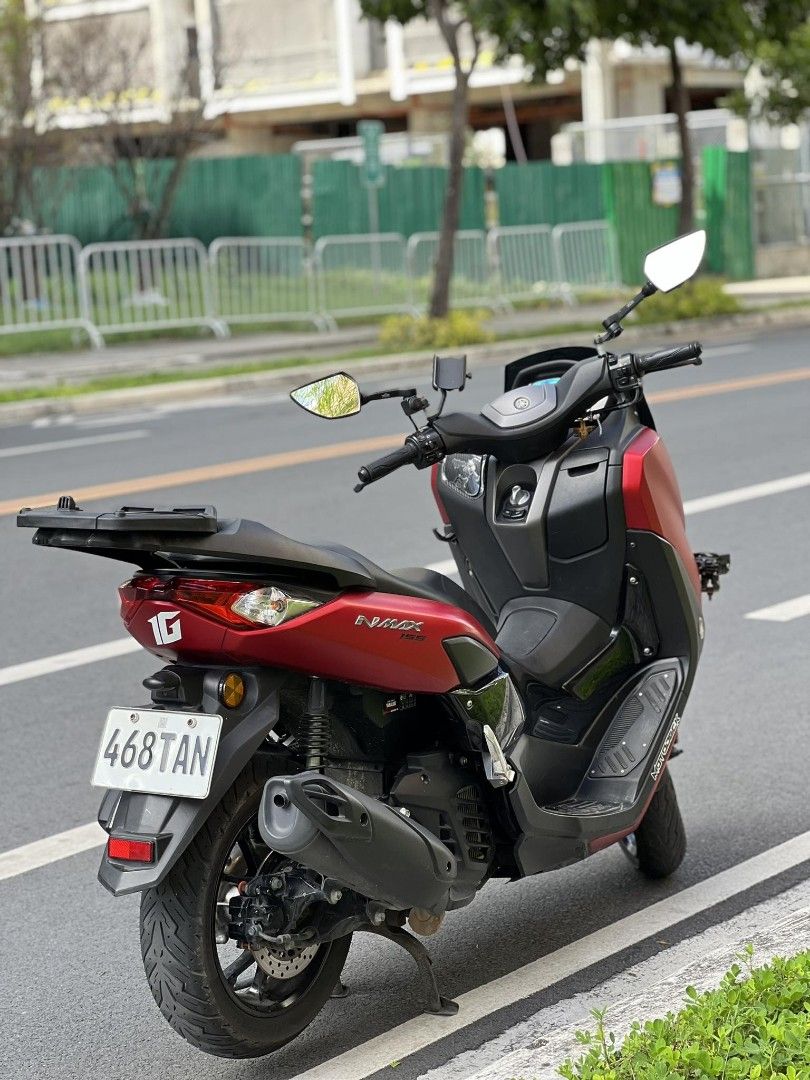 Nmax Back Red Yamaha Nmax V2 Red 2021, Motorbikes, Motorbikes for Sale on Carousell