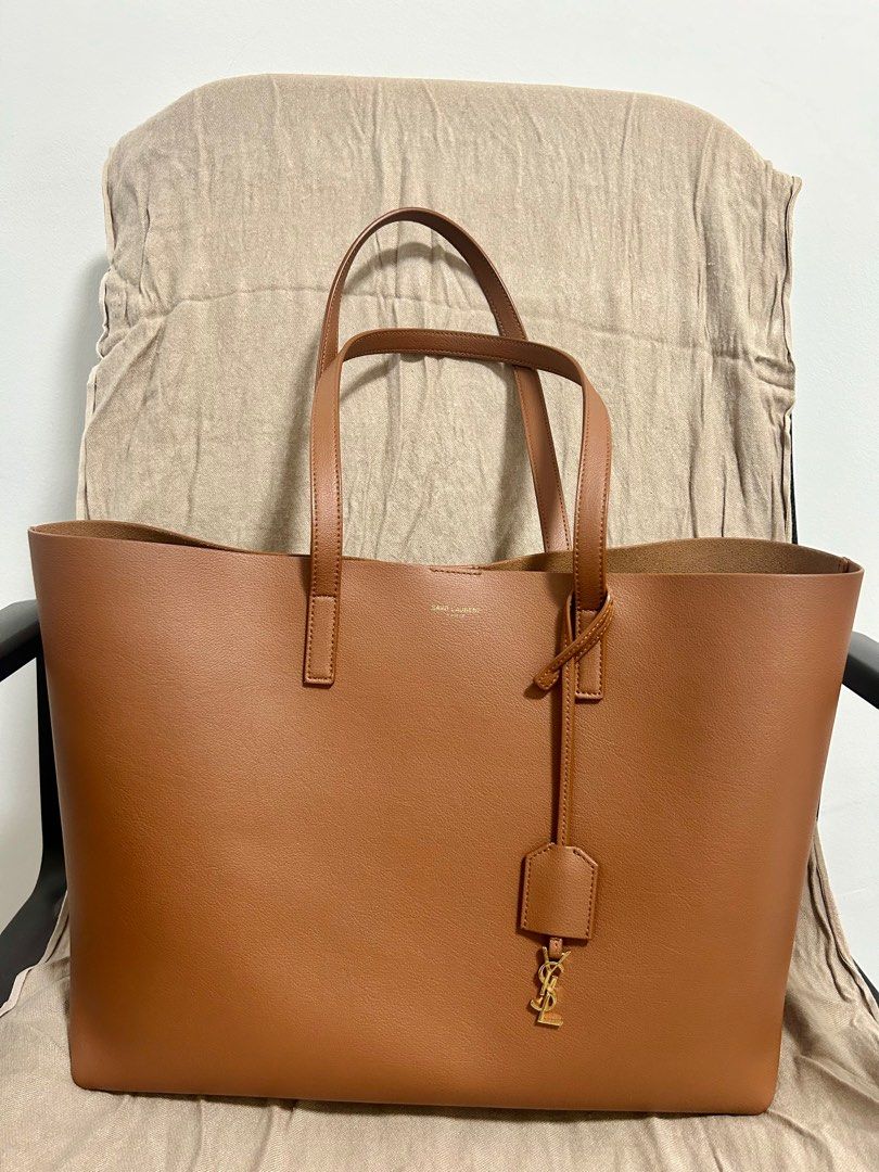 ysl tote bag brown