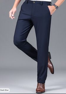 Zara Driver Pants Dark Blue