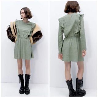 ZARA textured dress