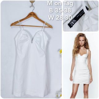 ZARA White Bodycon Dress
