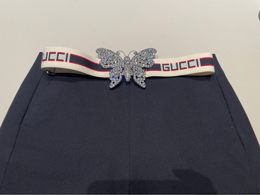 Butterfly gucci belt outlet