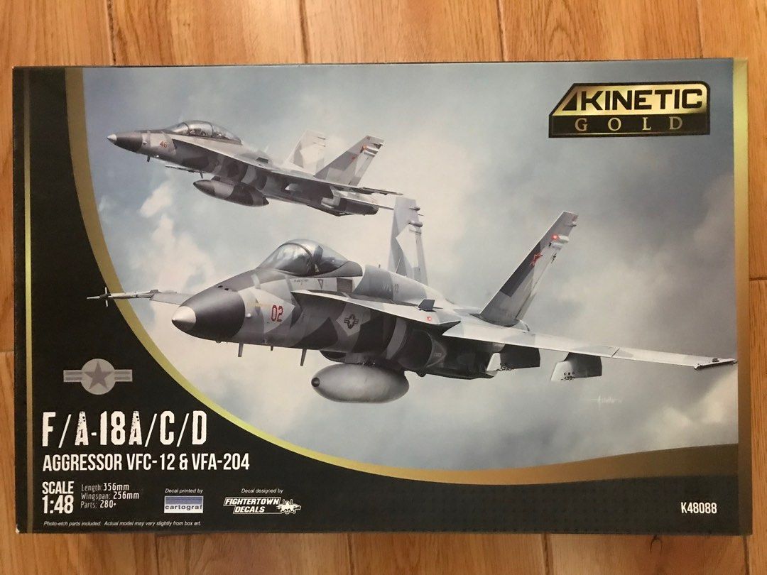 1/48 Kinetic GOLD F/A-18A/C/D Aggressor Hornet, 興趣及遊戲