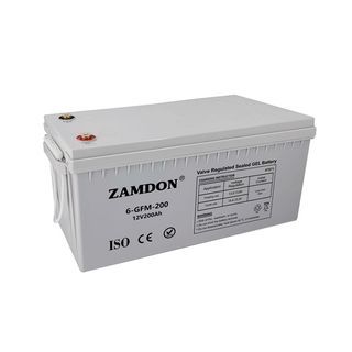 200AH 12V   Zamdon Gel Deep Cycle Rechargeable Lead Acid UPS Solar Equipment Battery