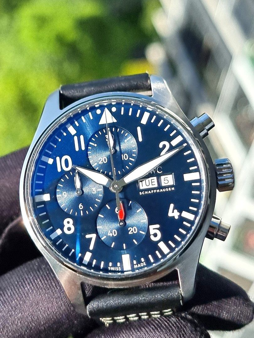 2023 IWC IW378003 PILOT PILOT S WATCH CHRONO CHRONOGRAPH BLUE BIG