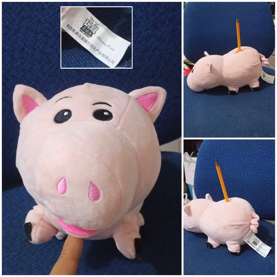 32cm disney pixar ham toy story pencil holder stuffed toys, Hobbies