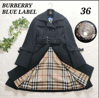 女36（S碼）Burberry羊毛外套／腰帶