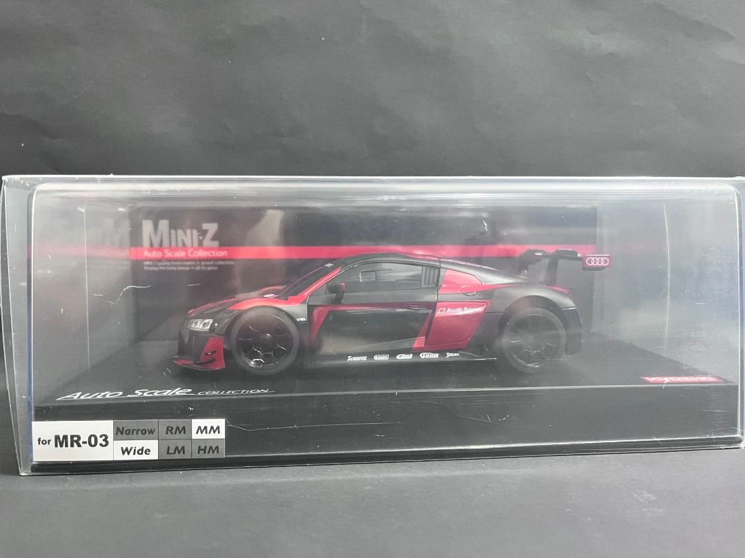 京商Kyosho 1/28 Mini-Z 車殼Audi R8 LMS 2016 Black/Red