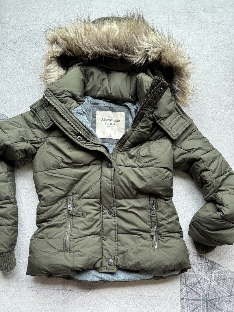 Abercrombie and clearance fitch khaki jacket