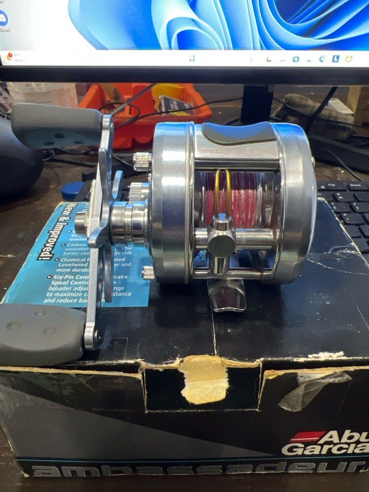 Moulinet Pêche ABU Garcia Record RCN61C - Roulements Céramique - Pour Appâts - Neuf En Boîte