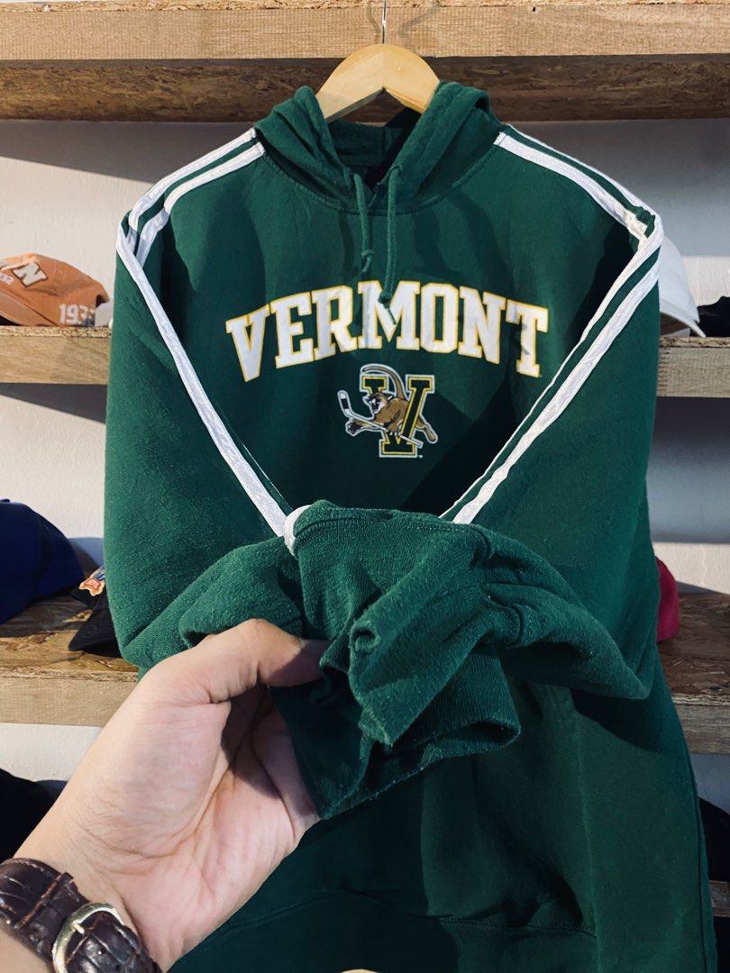 Adidas Hoodie Spellout Center logo Vermont Us State Men s Fashion
