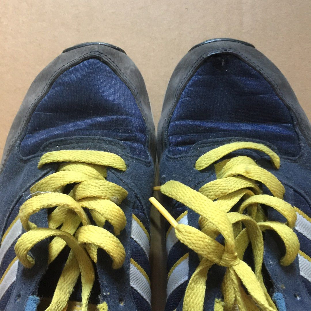 Adidas Originals Tech Super Navy Blue Yellow, Men's Fashion, Footwear ...