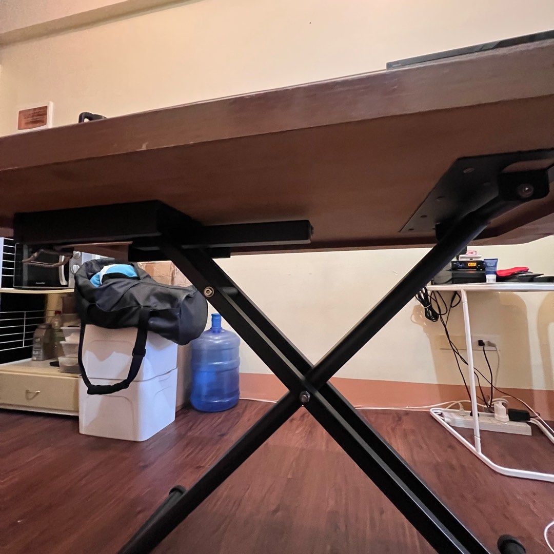 Adjustable Wood Desk Table, Furniture & Home Living, Furniture, Tables ...