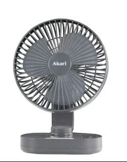 Akari Rechargeable LED fan with Light