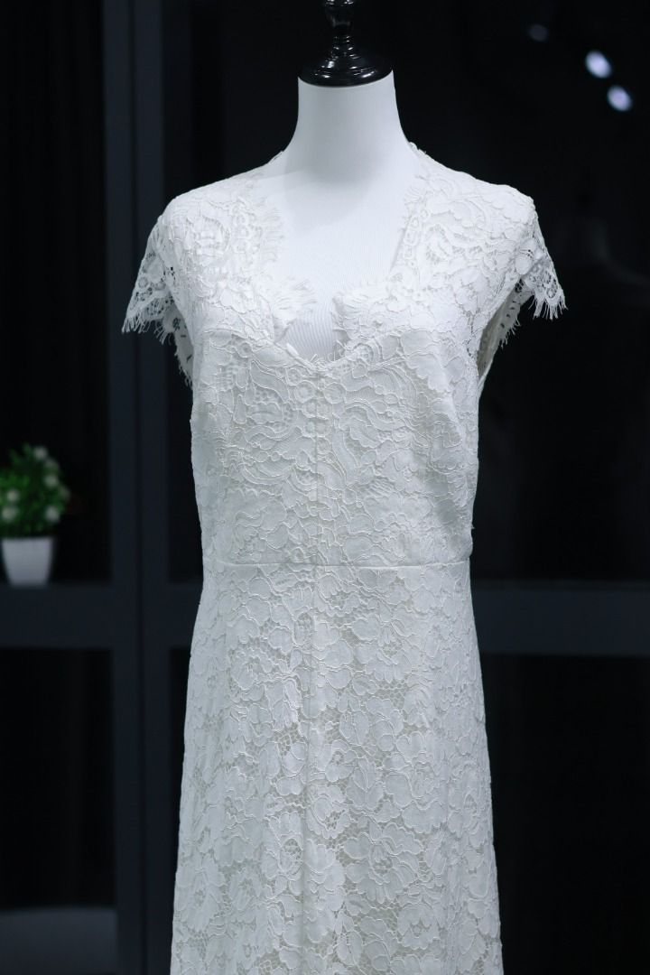 White plus sales dress for sale