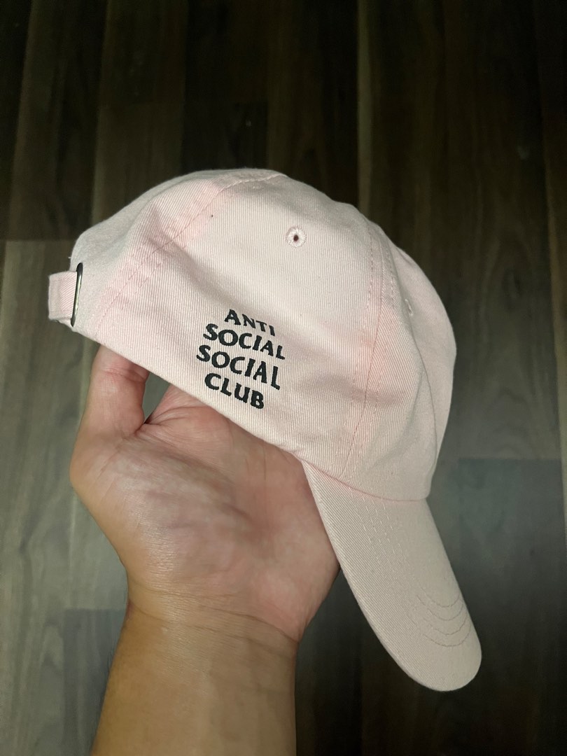 Anti social social club hat pink 2025