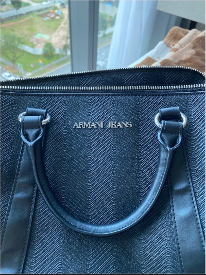 Armani jeans duffle online bag