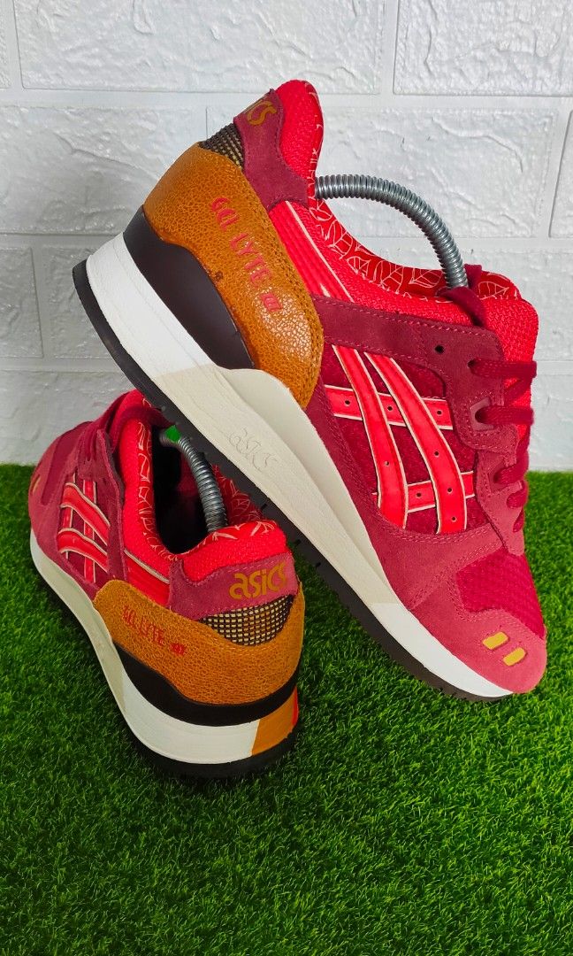 Asics gel lyte iii hotsell fiery red