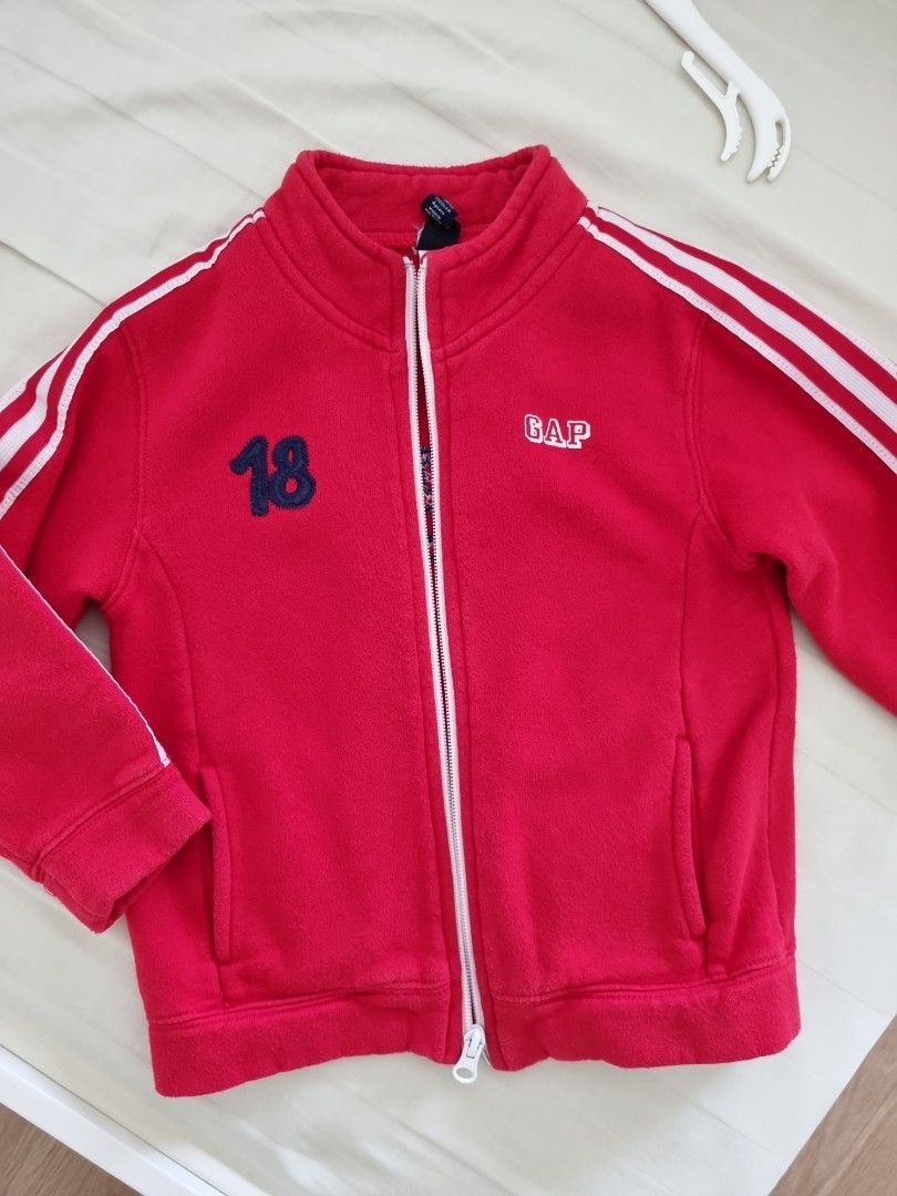 Red fleece hotsell jacket kids