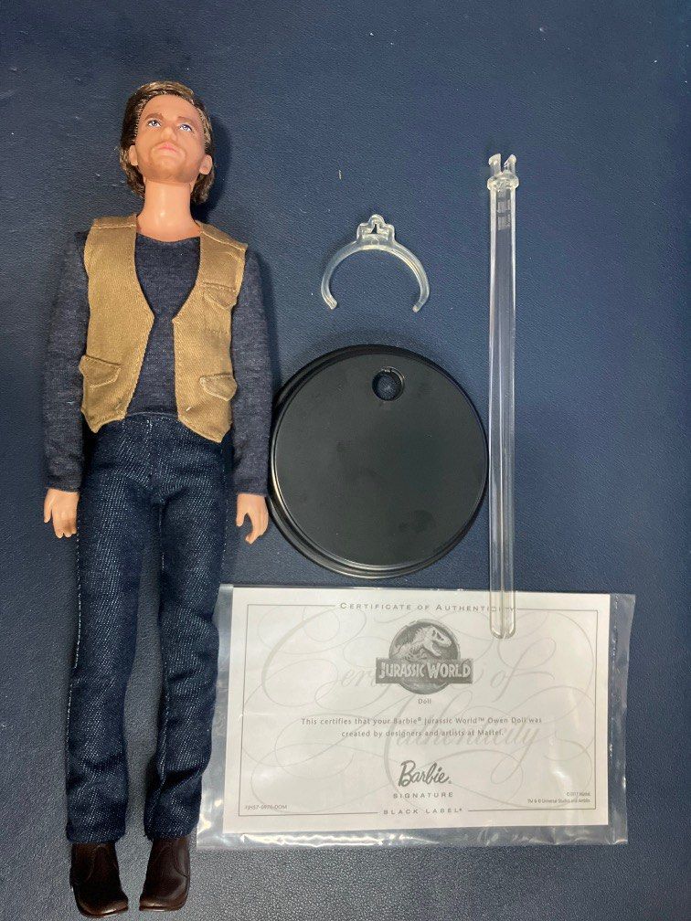 Barbie Jurassic World Owen doll Carousell