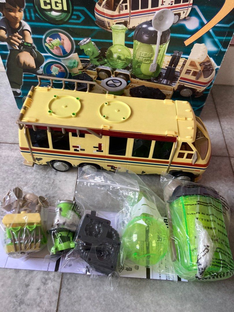 Ben 10 Destroy all Aliens Rustbucket Laboratory Van Bandai, Hobbies ...