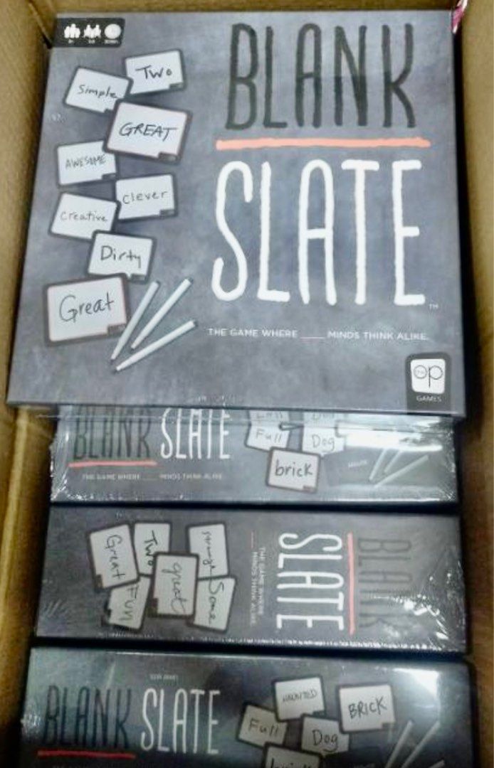 Blank Slate (board game), Hobbies & Toys, Toys & Games on Carousell