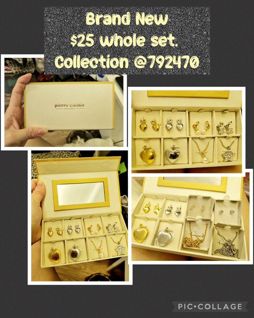 Pierre cardin earrings set on sale