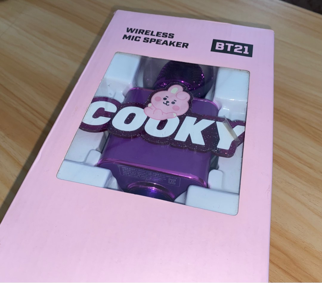 bts bt21 cooky wireless microphone speaker ( working & complete