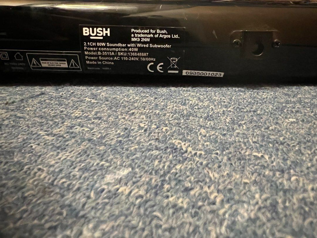 Bush soundbar 40w best sale