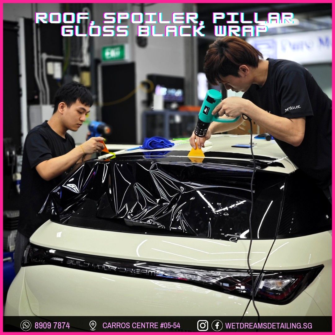 CAR WRAP WINDOW TRIM DECHROME CHROME DELETE BLACKOUT GLOSS BLACK