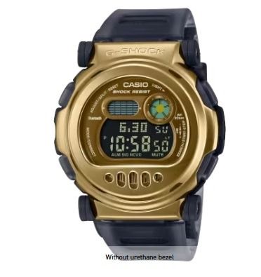 G shock black sales and gold bluetooth