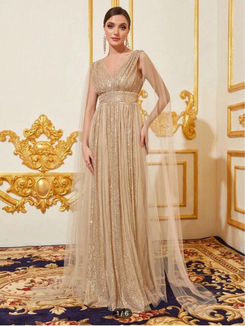 Glitter hotsell evening dress