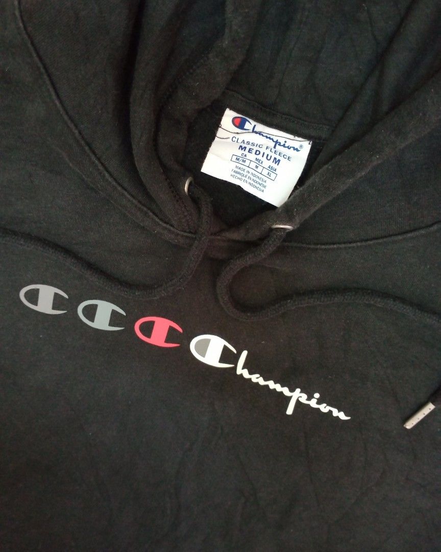 Champion triple logo hoodie top